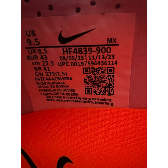 Nike Phantom Luna 2 Elite FG Electric Pack HF4839-900 Soccer Men's 9.5 New - Picture 12 of 16